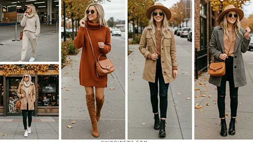 Stylish casual fall outfit ideas for women USA with a blazer, jeans and ankle boots