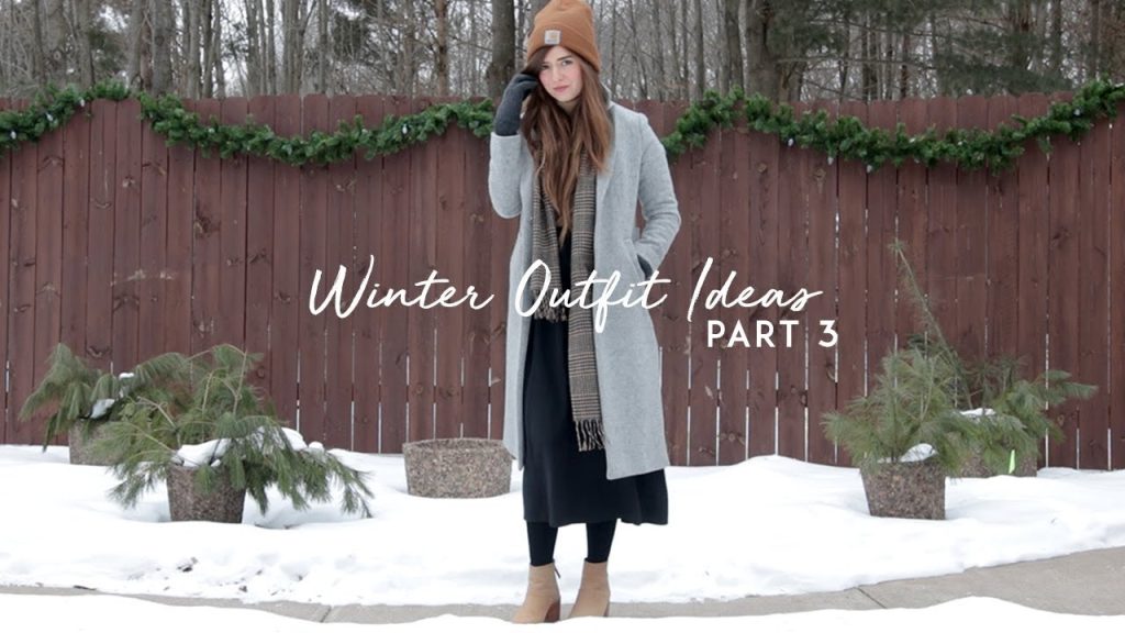 Plus-size woman in burgundy wrap dress — winter brunch outfit ideas USA