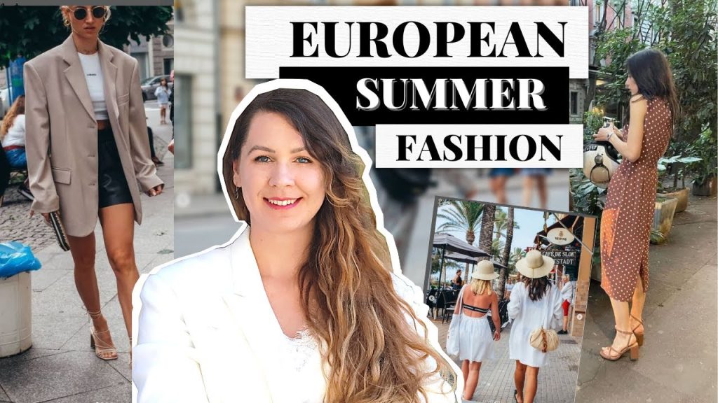 Europe capsule wardrobe summer outfits minimalist style
