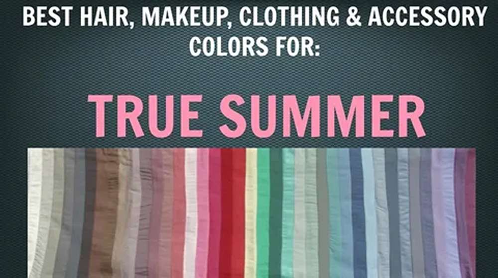 True Summer versus Soft Summer colors side by side