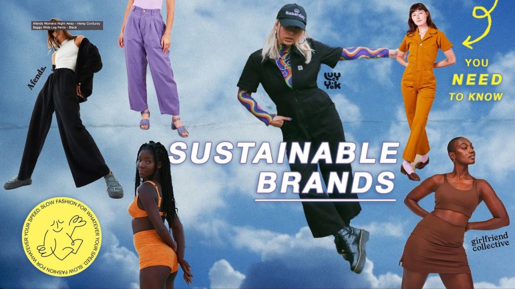 Sustainable summer fashion outfits on a woman outdoors