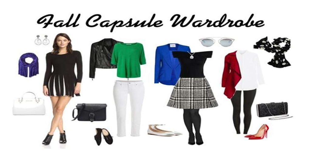 Dress-based fall winter capsule wardrobe outfit