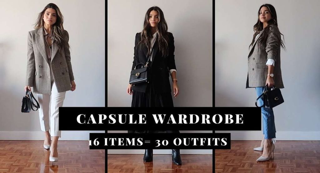 ● Style section: French minimalist capsule outfit with blazer