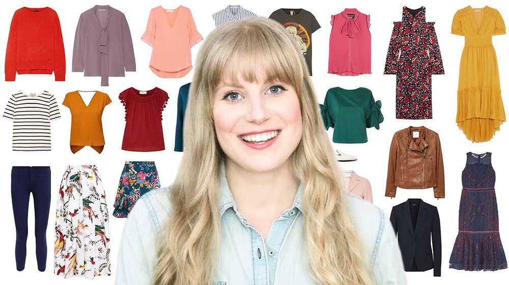 Thirty-piece womens capsule wardrobe essentials arranged by category