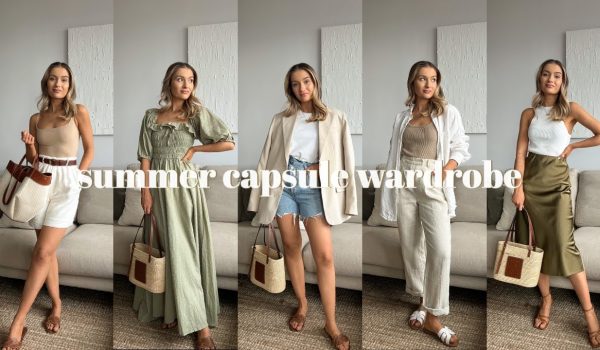 soft summer capsule wardrobe